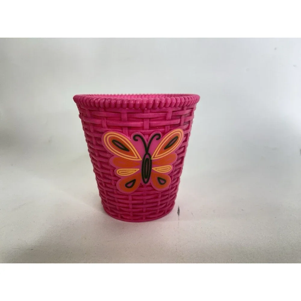 American Girl Julie's Groovy Bathroom Pink Wastebasket Trash Can Replacement Toy